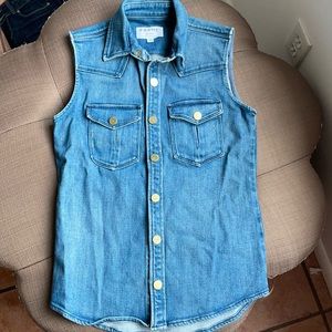Frame Denim Vest Sz XS